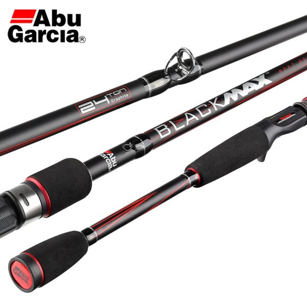 Original Abu Garcia Brand Black Max BMAX Baitcasting Lure Fishing Rod 1.98m 2.13m 2.44m M Power Carbon Spinning Fishing Stick