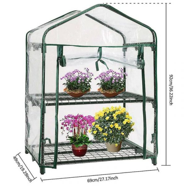 PVC Garden Greenhouse Household Plant Greenhouse Shed Garden Greenhouse Cover Without Iron Stand Waterproof And UV Protection