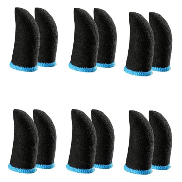 12pcs/16pcs -18-Pin Carbon Fiber Finger Sleeves for PUBG Mobile Games Contact Sn Finger Sleeves