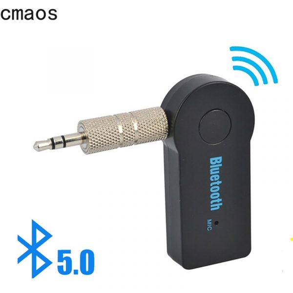 2 in 1 Wireless Bluetooth 5.0 Receiver Transmitter Adapter 3.5mm Jack For Car Music Audio Aux A2dp Headphone Reciever Handsfree