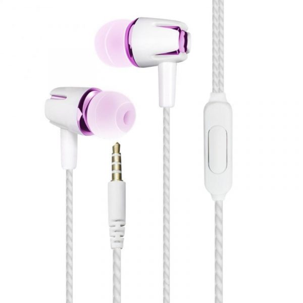 Straight-inserted in-ear headphones portable line control with wheat sports UK